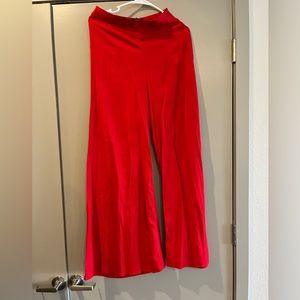 Red stain pants